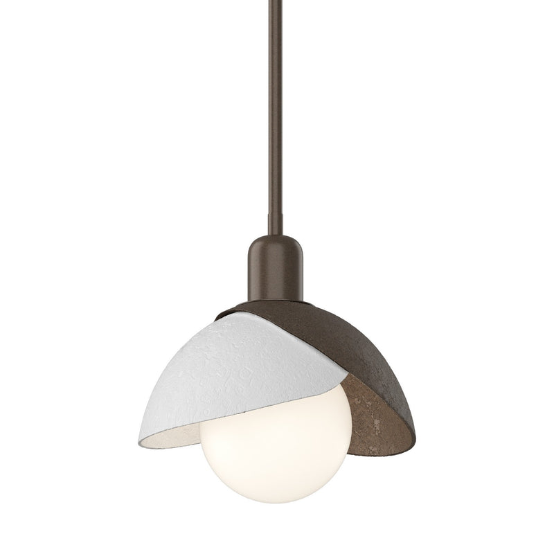 Hubbardton Forge 181183-SKT-MULT-05-02 One Light Pendant, Bronze