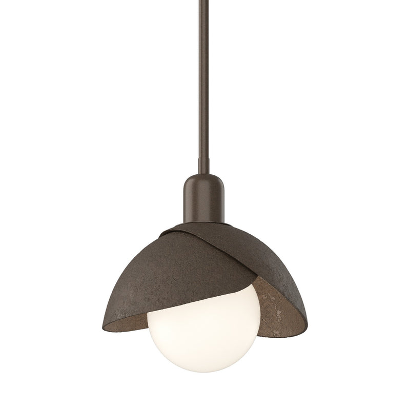 Hubbardton Forge 181183-SKT-MULT-05-05 One Light Pendant, Bronze
