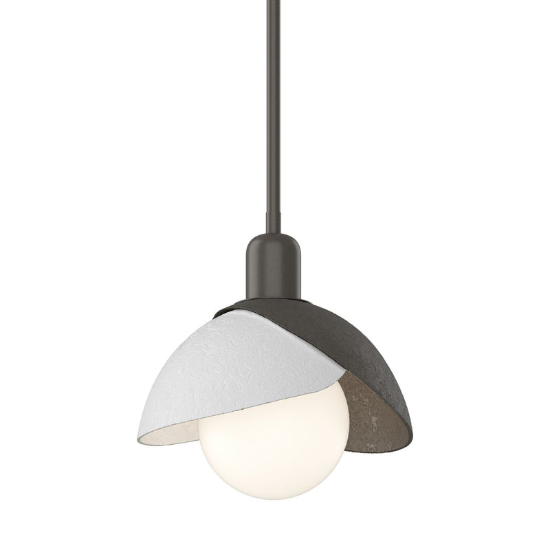 Hubbardton Forge 181183-SKT-MULT-07-02 One Light Pendant, Dark Smoke