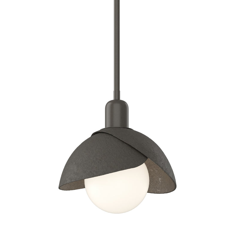 Hubbardton Forge 181183-SKT-MULT-07-07 One Light Pendant, Dark Smoke