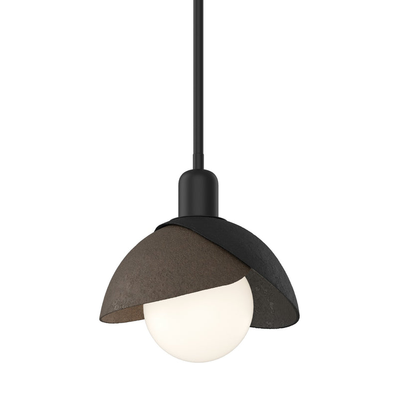 Hubbardton Forge 181183-SKT-MULT-10-05 One Light Pendant, Black