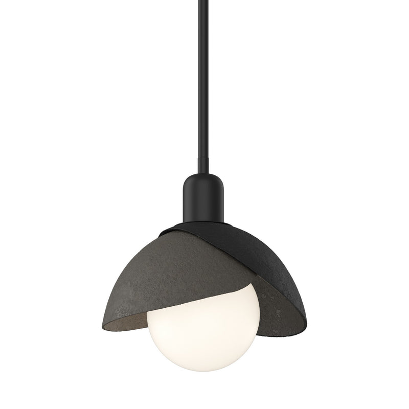 Hubbardton Forge 181183-SKT-MULT-10-07 One Light Pendant, Black