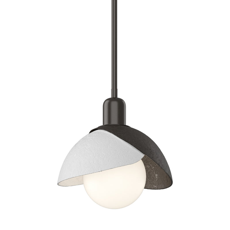 Hubbardton Forge 181183-SKT-MULT-14-02 One Light Pendant, Oil Rubbed Bronze