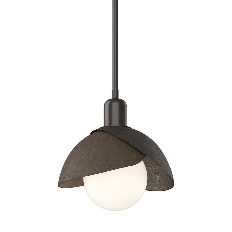 Hubbardton Forge 181183-SKT-MULT-14-05 One Light Pendant, Oil Rubbed Bronze