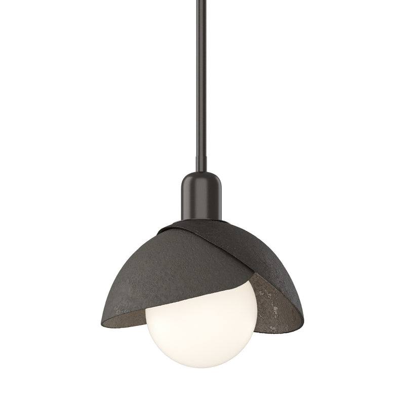 Hubbardton Forge 181183-SKT-MULT-14-07 One Light Pendant, Oil Rubbed Bronze