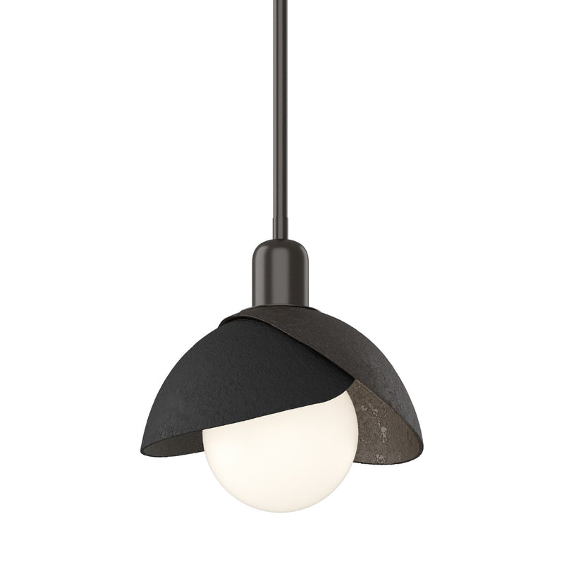 Hubbardton Forge 181183-SKT-MULT-14-10 One Light Pendant, Oil Rubbed Bronze