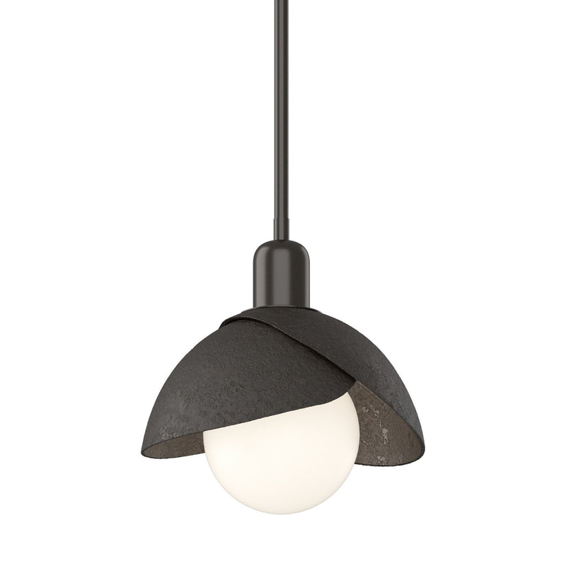 Hubbardton Forge 181183-SKT-MULT-14-14 One Light Pendant, Oil Rubbed Bronze