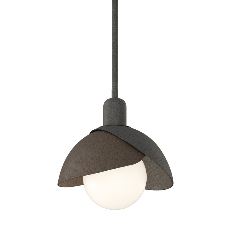 Hubbardton Forge 181183-SKT-MULT-20-05 One Light Pendant, Natural Iron
