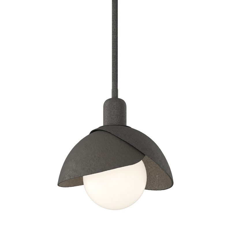 Hubbardton Forge 181183-SKT-MULT-20-07 One Light Pendant, Natural Iron