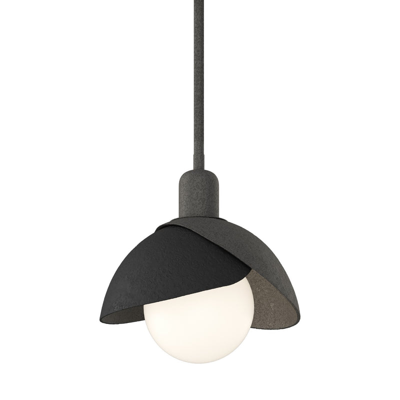 Hubbardton Forge 181183-SKT-MULT-20-10 One Light Pendant, Natural Iron