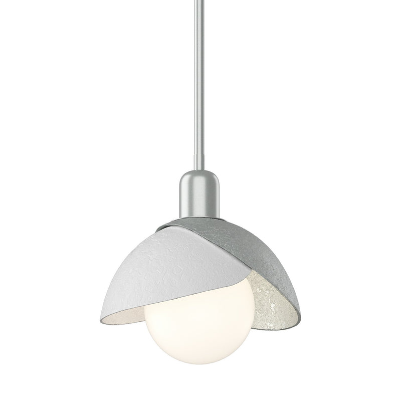 Hubbardton Forge 181183-SKT-MULT-82-02 One Light Pendant, Vintage Platinum