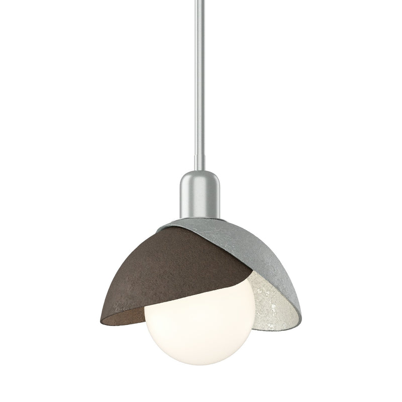 Hubbardton Forge 181183-SKT-MULT-82-05 One Light Pendant, Vintage Platinum