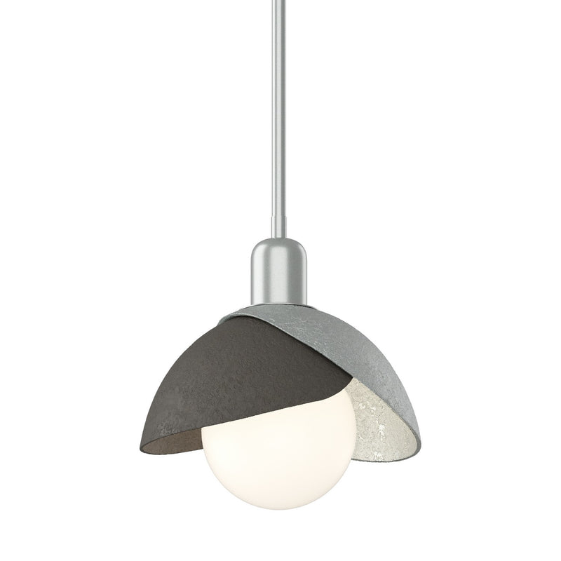 Hubbardton Forge 181183-SKT-MULT-82-07 One Light Pendant, Vintage Platinum