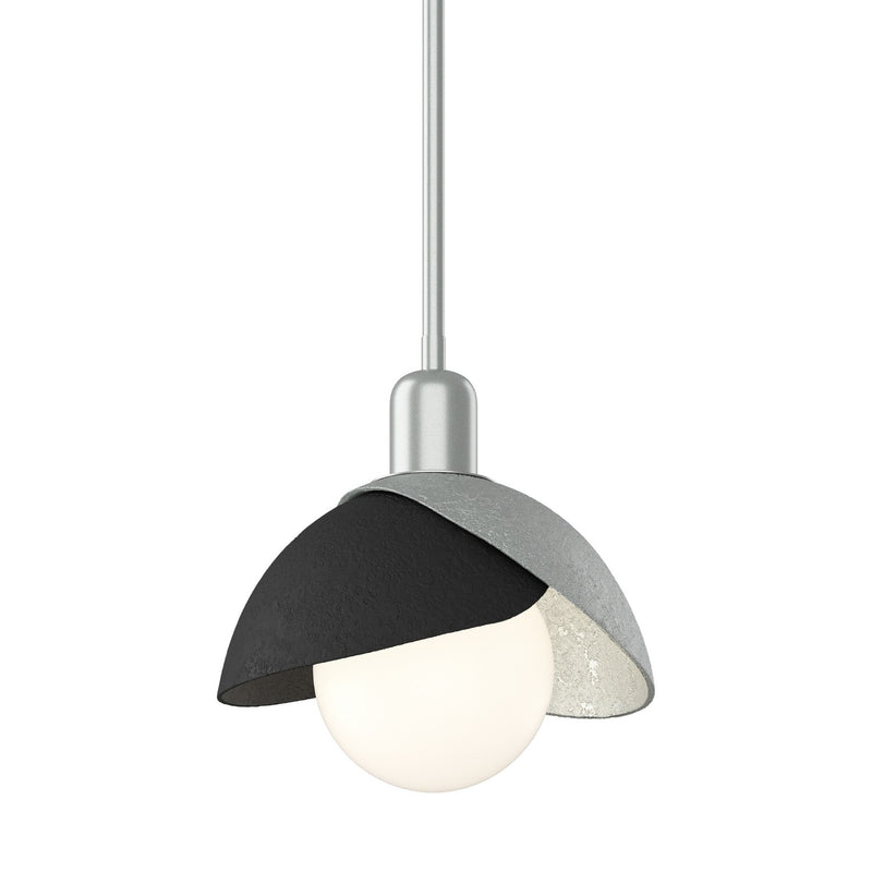 Hubbardton Forge 181183-SKT-MULT-82-10 One Light Pendant, Vintage Platinum