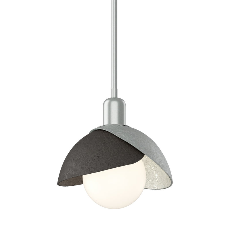 Hubbardton Forge 181183-SKT-MULT-82-14 One Light Pendant, Vintage Platinum