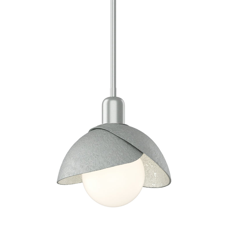 Hubbardton Forge 181183-SKT-MULT-82-82 One Light Pendant, Vintage Platinum