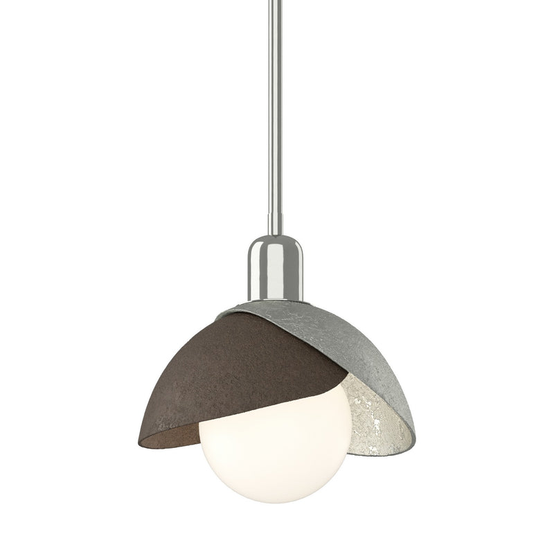 Hubbardton Forge 181183-SKT-MULT-85-05 One Light Pendant, Sterling