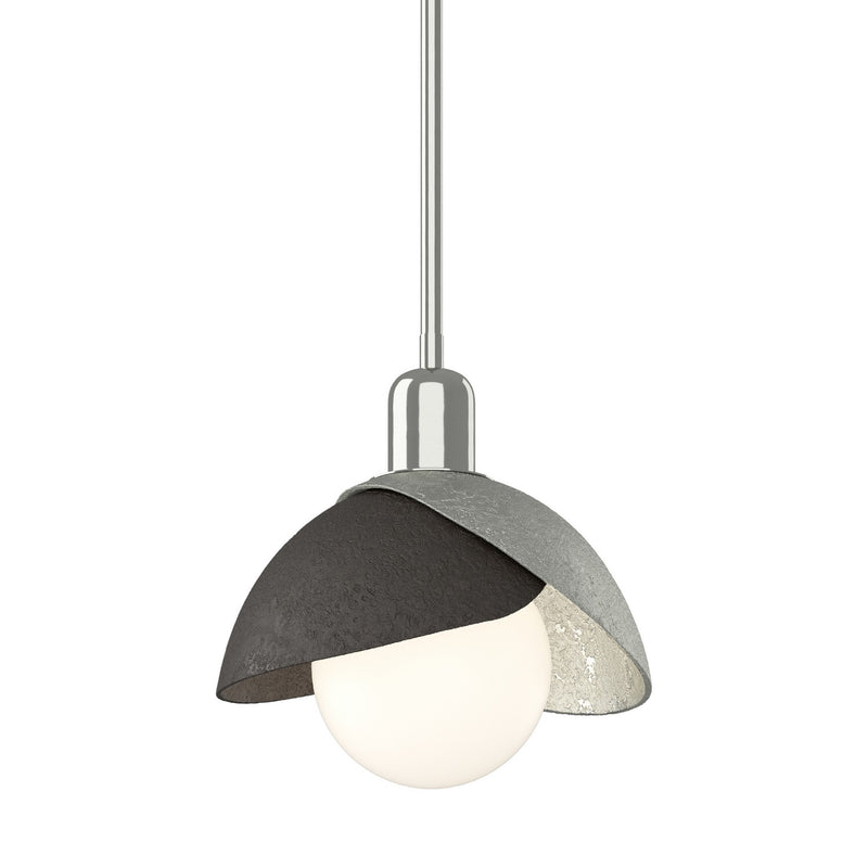 Hubbardton Forge 181183-SKT-MULT-85-14 One Light Pendant, Sterling