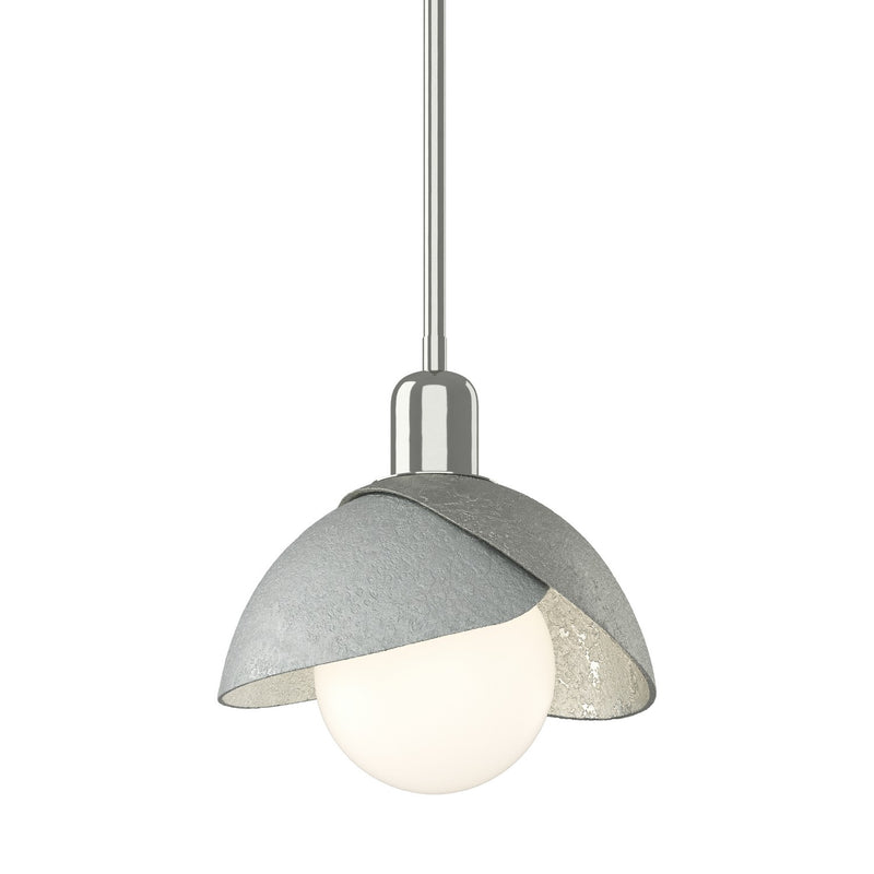 Hubbardton Forge 181183-SKT-MULT-85-82 One Light Pendant, Sterling