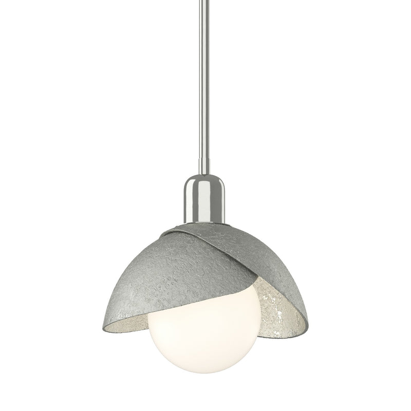 Hubbardton Forge 181183-SKT-MULT-85-85 One Light Pendant, Sterling
