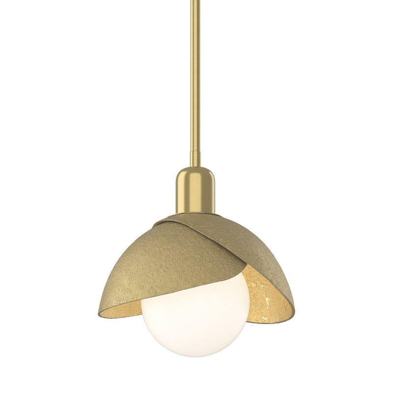 Hubbardton Forge 181183-SKT-MULT-86-86 One Light Pendant, Modern Brass