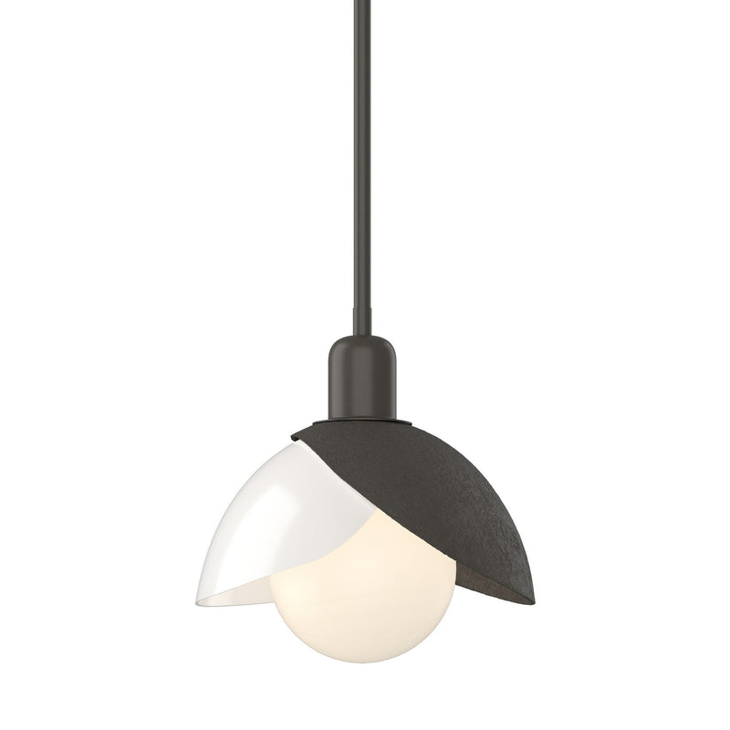 Hubbardton Forge 181184-SKT-MULT-07-BB0757 One Light Pendant, Dark Smoke