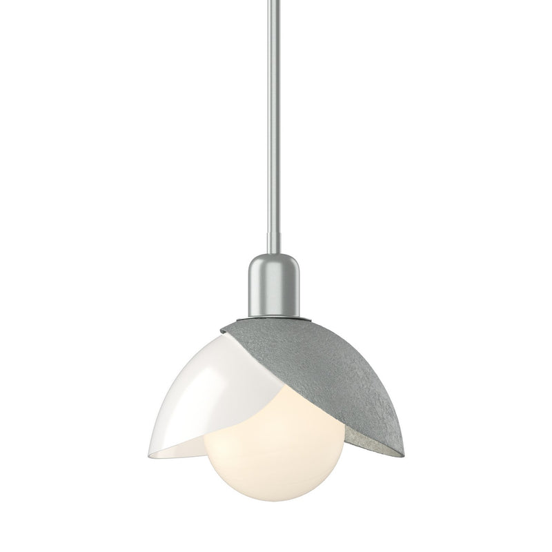 Hubbardton Forge 181184-SKT-MULT-82-BB0757 One Light Pendant, Vintage Platinum