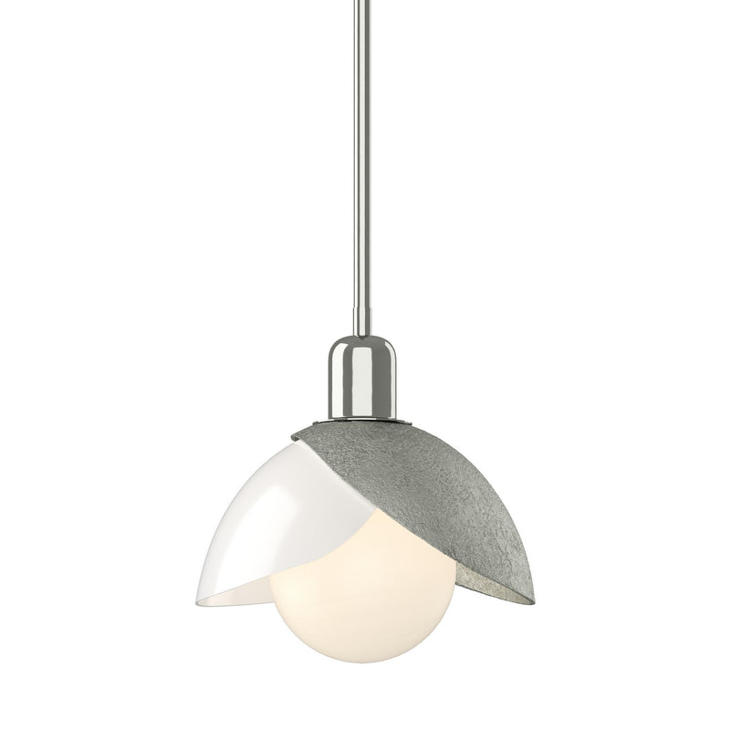 Hubbardton Forge 181184-SKT-MULT-85-BB0757 One Light Pendant, Sterling