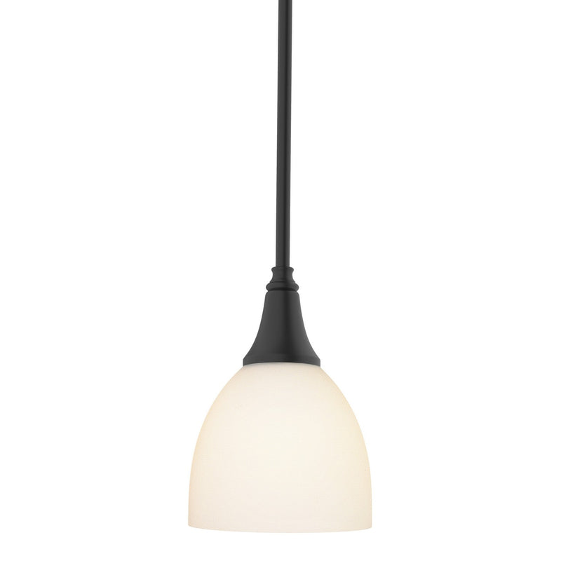 Hubbardton Forge 182640-SKT-MULT-10-GG0001 One Light Mini Pendant, Black