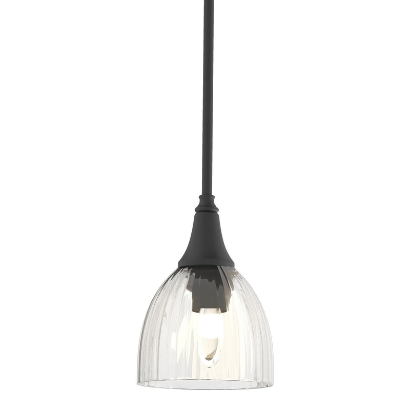 Hubbardton Forge 182640-SKT-MULT-10-LL0001 One Light Mini Pendant, Black