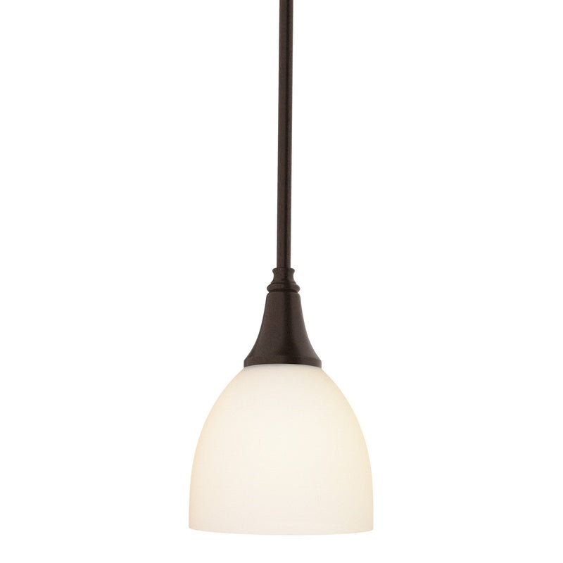Hubbardton Forge 182640-SKT-MULT-14-GG0001 One Light Mini Pendant, Oil Rubbed Bronze
