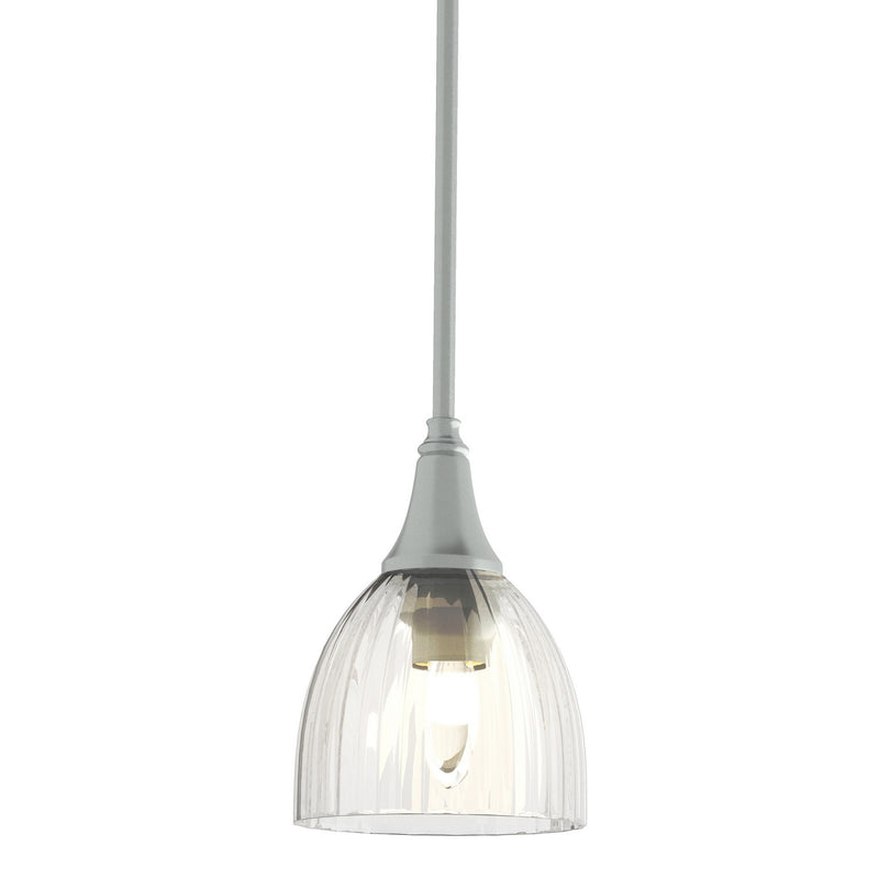 Hubbardton Forge 182640-SKT-MULT-82-LL0001 One Light Mini Pendant, Vintage Platinum