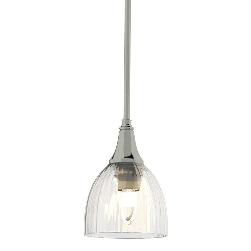 Hubbardton Forge 182640-SKT-MULT-85-LL0001 One Light Mini Pendant, Sterling