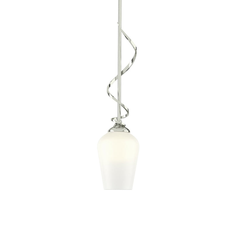 Hubbardton Forge 183030-SKT-MULT-85-GG0303 One Light Mini Pendant, Sterling