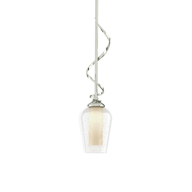 Hubbardton Forge 183030-SKT-MULT-85-ZS0354 One Light Mini Pendant, Sterling