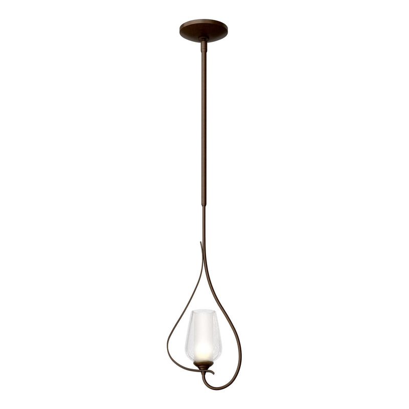 Hubbardton Forge 183050-SKT-MULT-05-ZS0354 One Light Mini Pendant, Bronze