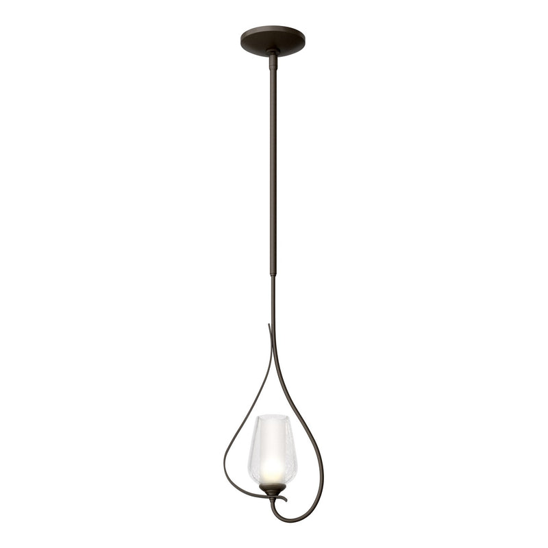 Hubbardton Forge 183050-SKT-MULT-07-ZS0354 One Light Mini Pendant, Dark Smoke