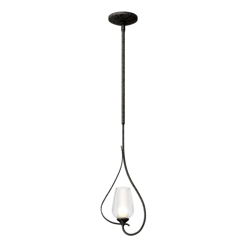 Hubbardton Forge 183050-SKT-MULT-20-ZS0354 One Light Mini Pendant, Natural Iron