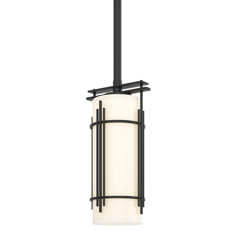 Hubbardton Forge 183550-SKT-MULT-10-GG0118 One Light Mini Pendant, Black