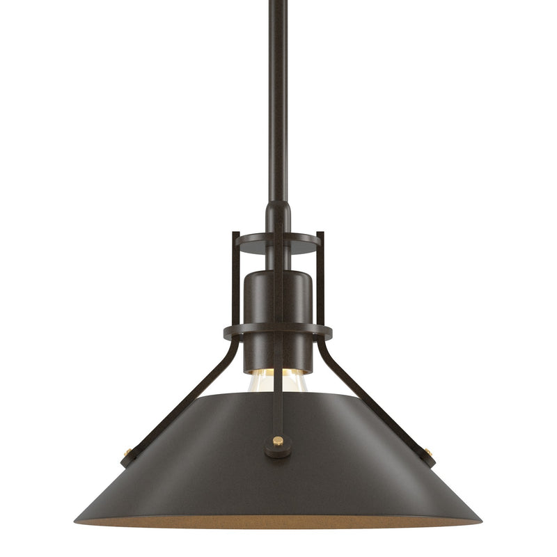 Hubbardton Forge 184250-SKT-MULT-05-05 One Light Mini Pendant, Bronze