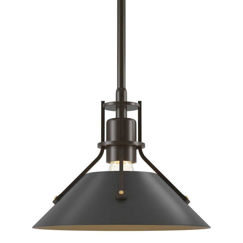 Hubbardton Forge 184250-SKT-MULT-05-07 One Light Mini Pendant, Bronze