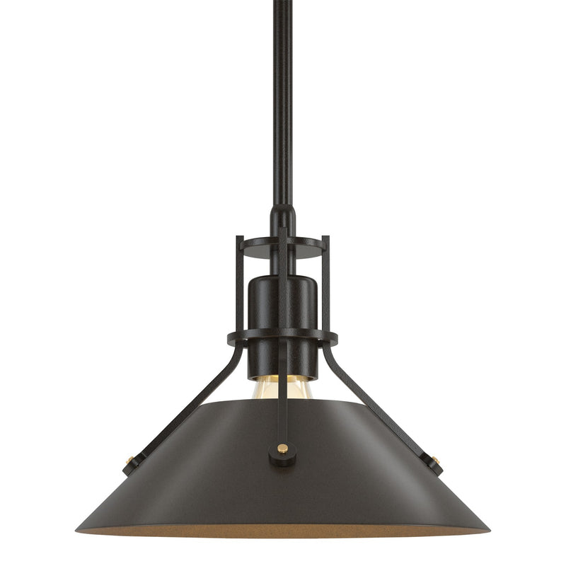 Hubbardton Forge 184250-SKT-MULT-14-05 One Light Mini Pendant, Oil Rubbed Bronze