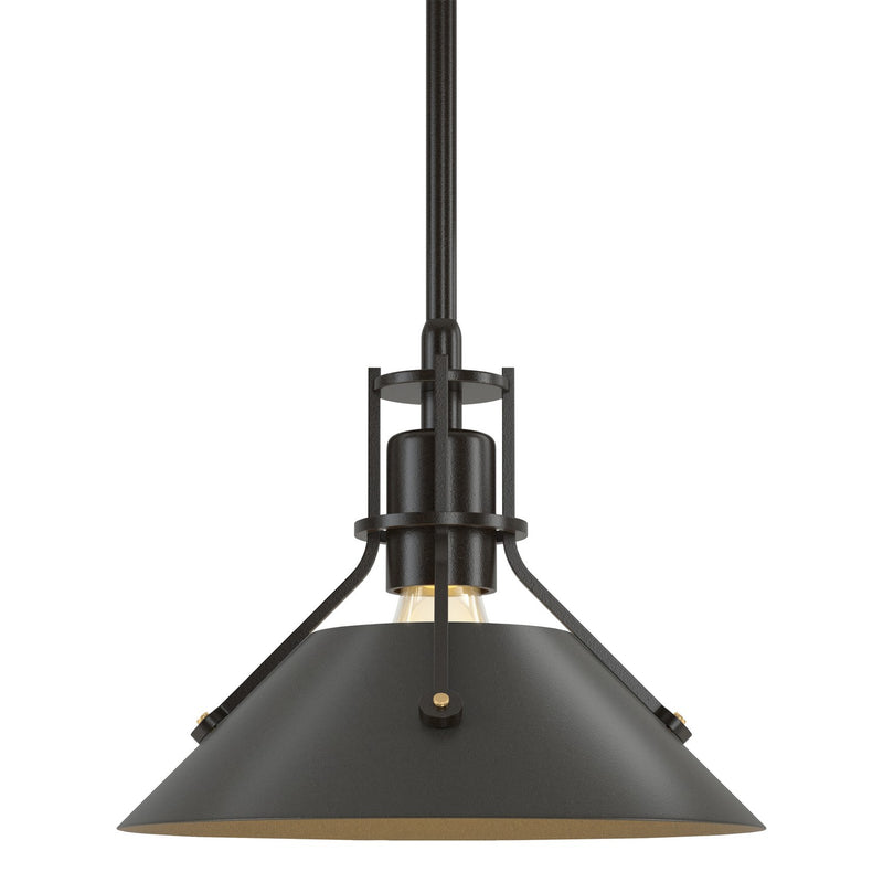 Hubbardton Forge 184250-SKT-MULT-14-07 One Light Mini Pendant, Oil Rubbed Bronze