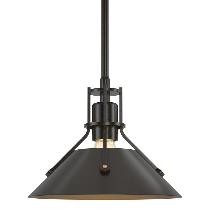 Hubbardton Forge 184250-SKT-MULT-14-14 One Light Mini Pendant, Oil Rubbed Bronze