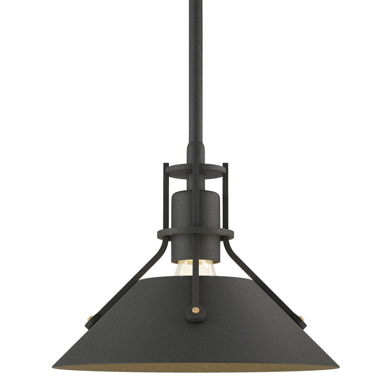 Hubbardton Forge 184250-SKT-MULT-20-20 One Light Mini Pendant, Natural Iron