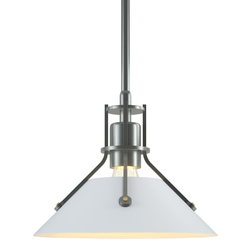 Hubbardton Forge 184250-SKT-MULT-82-02 One Light Pendant, Vintage Platinum
