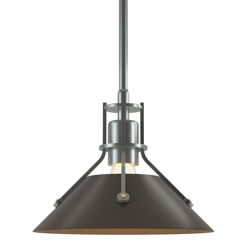 Hubbardton Forge 184250-SKT-MULT-82-05 One Light Mini Pendant, Vintage Platinum