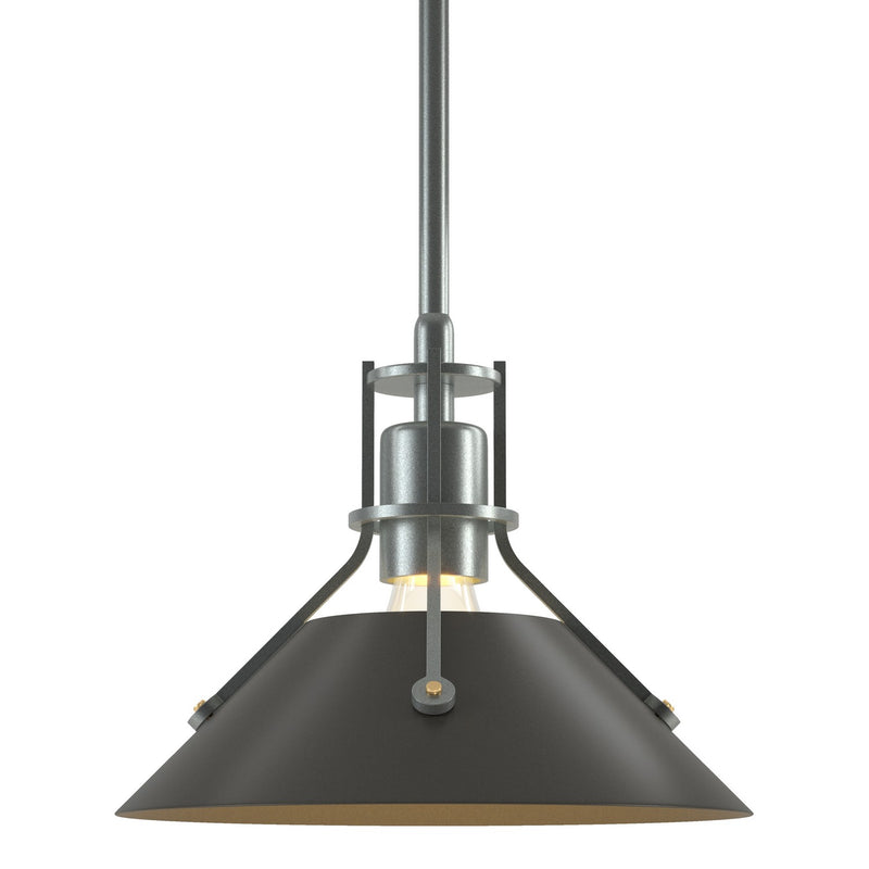 Hubbardton Forge 184250-SKT-MULT-82-07 One Light Mini Pendant, Vintage Platinum
