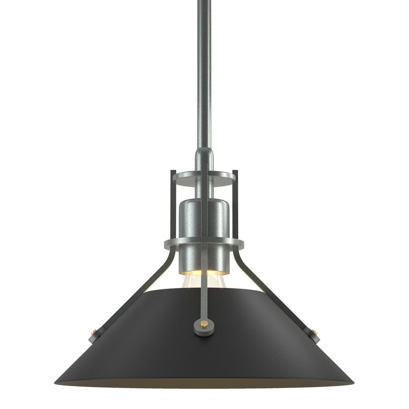 Hubbardton Forge 184250-SKT-MULT-82-10 One Light Mini Pendant, Vintage Platinum