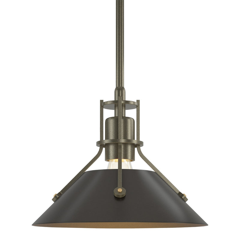 Hubbardton Forge 184250-SKT-MULT-84-14 One Light Mini Pendant, Soft Gold